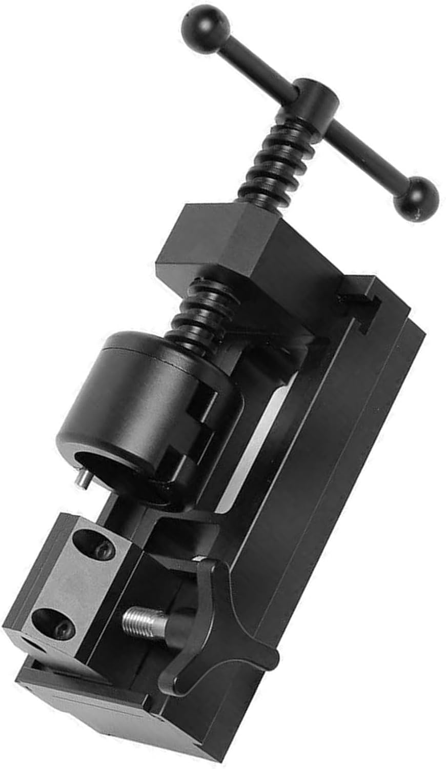 Fuel Line Fittings Installation Tool Kit, Aluminum Alloy Flexible Fuel Hose Fitting Tool with 5 Fuel Line Pipe Bracket for 4AN 6AN 8AN 10AN 12AN Connector, Black image number 6