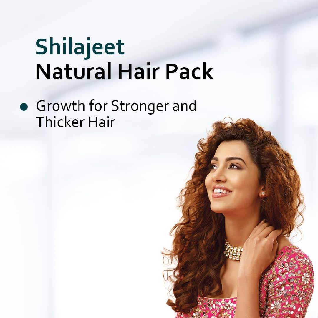 BIO RESURGE LIFE Padmakesh Shilajit Natural Hair Pack Help for Makes Hair Longer, Stronger, Thicker, and Shinier | Suitable for All Types of Hair (75 Gm) image number 6