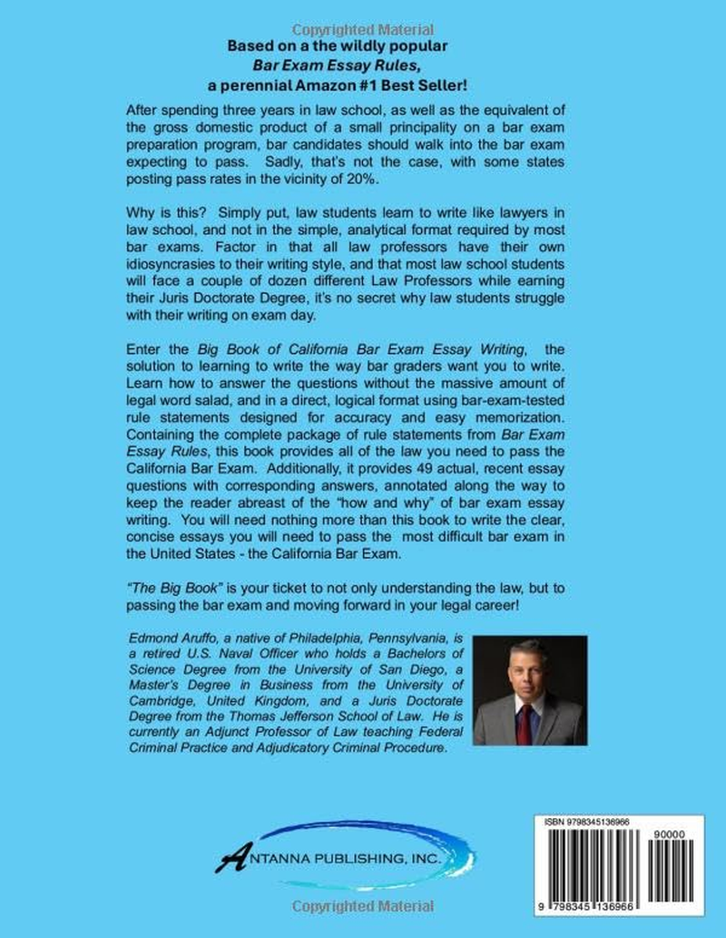 The Big Book of California Bar Exam Essay Writing image number 1