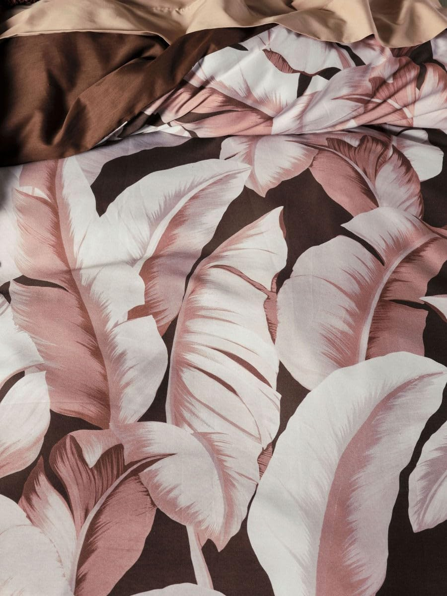 Linen House Kalena Quilt Cover Set, Cinnamon, Double Bed image number 5