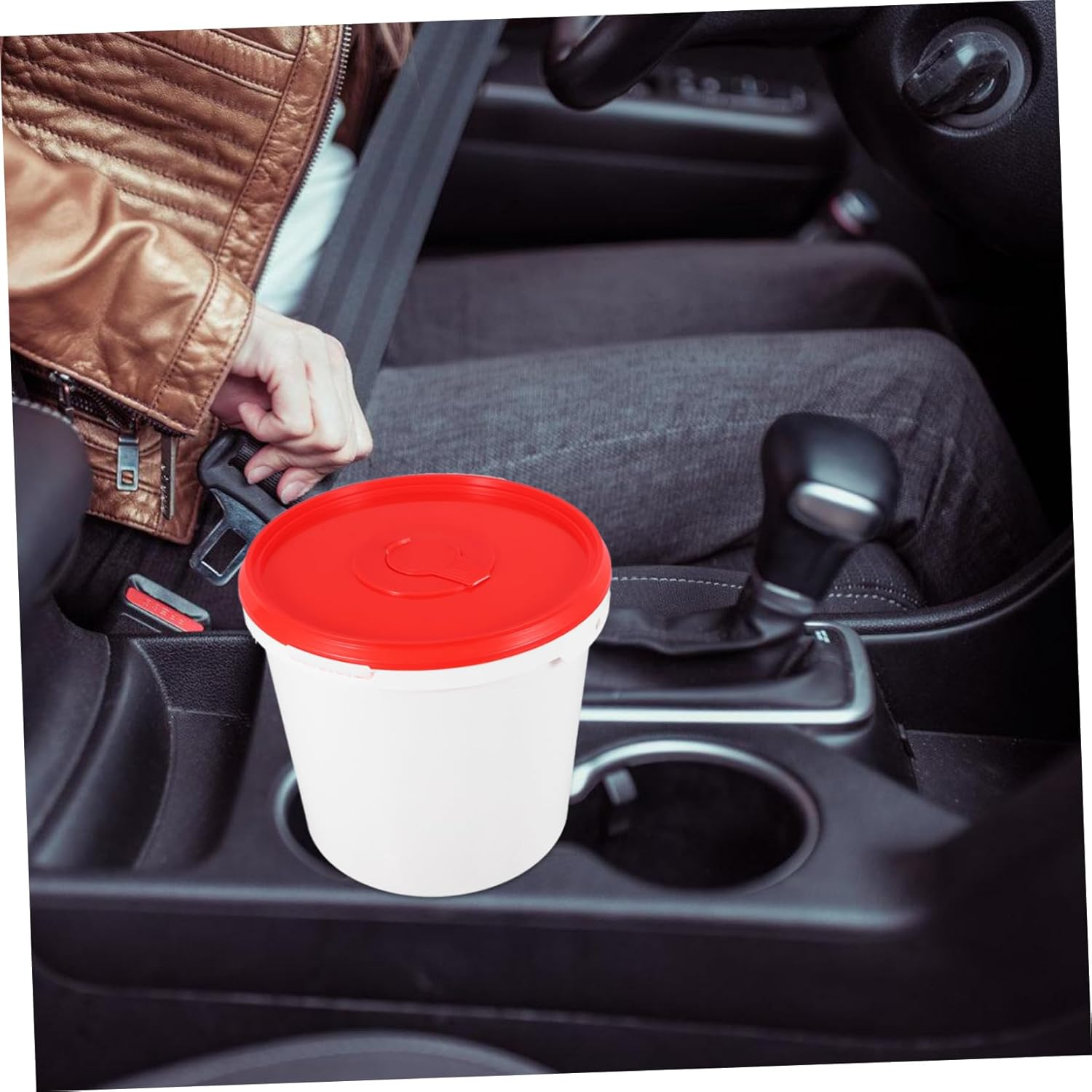 Bathroom Wipes Bucket Diapers Wipe Dispenser Bucket Reusable Holder for Travel image number 3