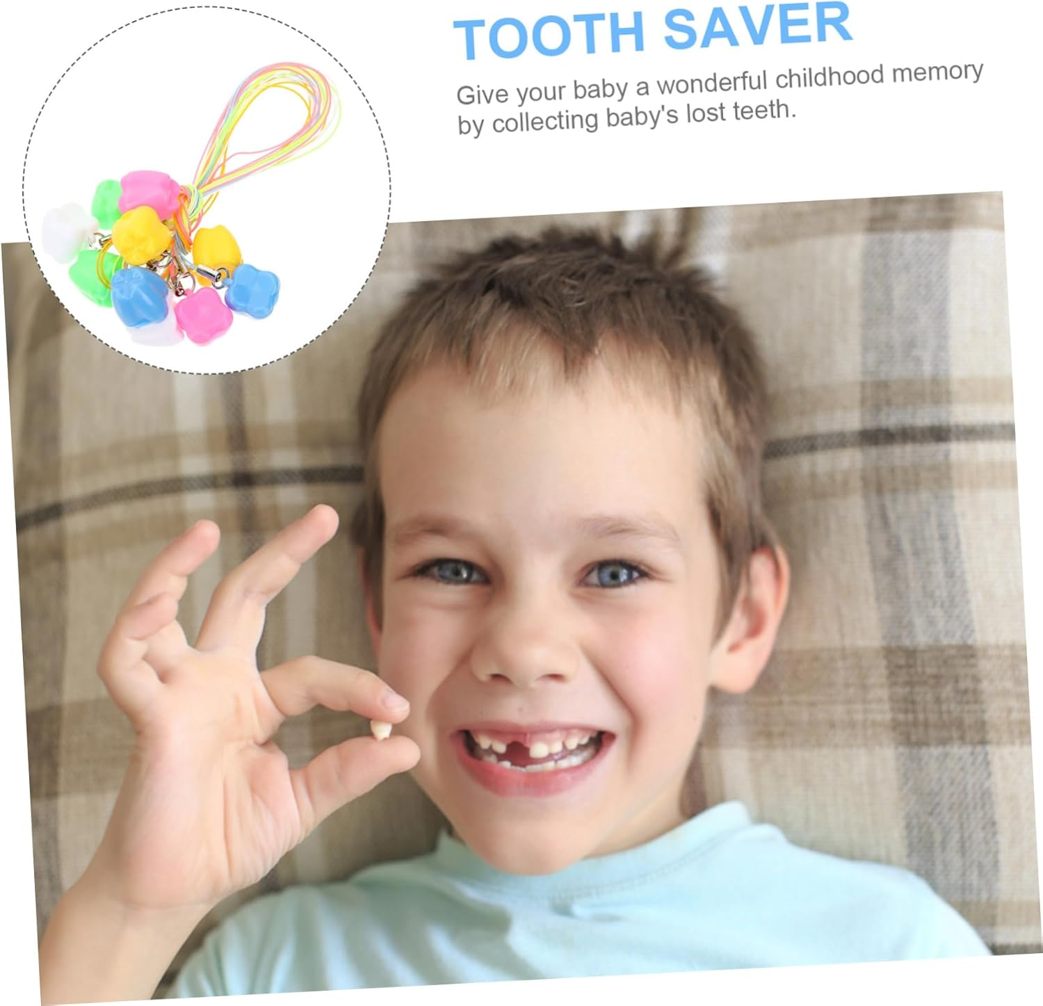 30Pcs Deciduous Tooth Box Professional Tooth Holder Boys and Girls Supplies Holders Reusable Saver image number 3