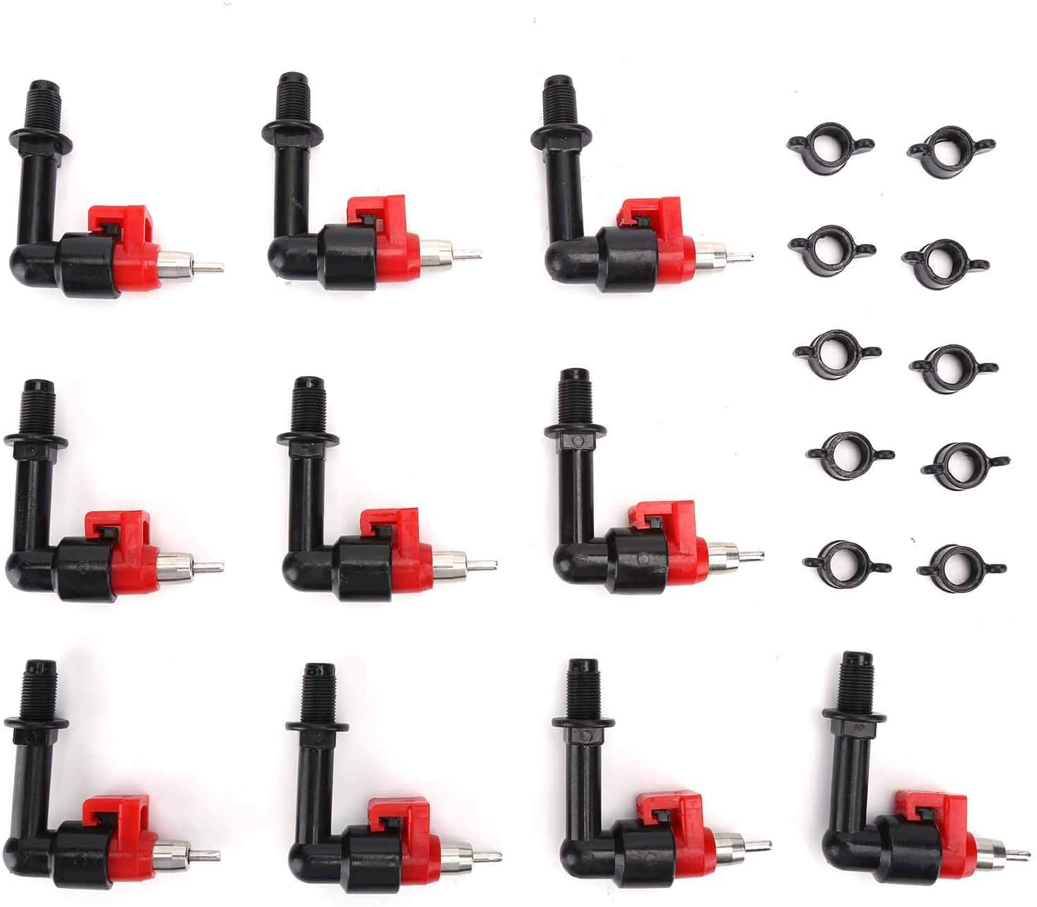 Pack of 10 Automatic Nipple Drinkers and Feeders for Poultry - Efficient System for Easy Feeding - Ideal for Small Animals and Farm Use image number 6