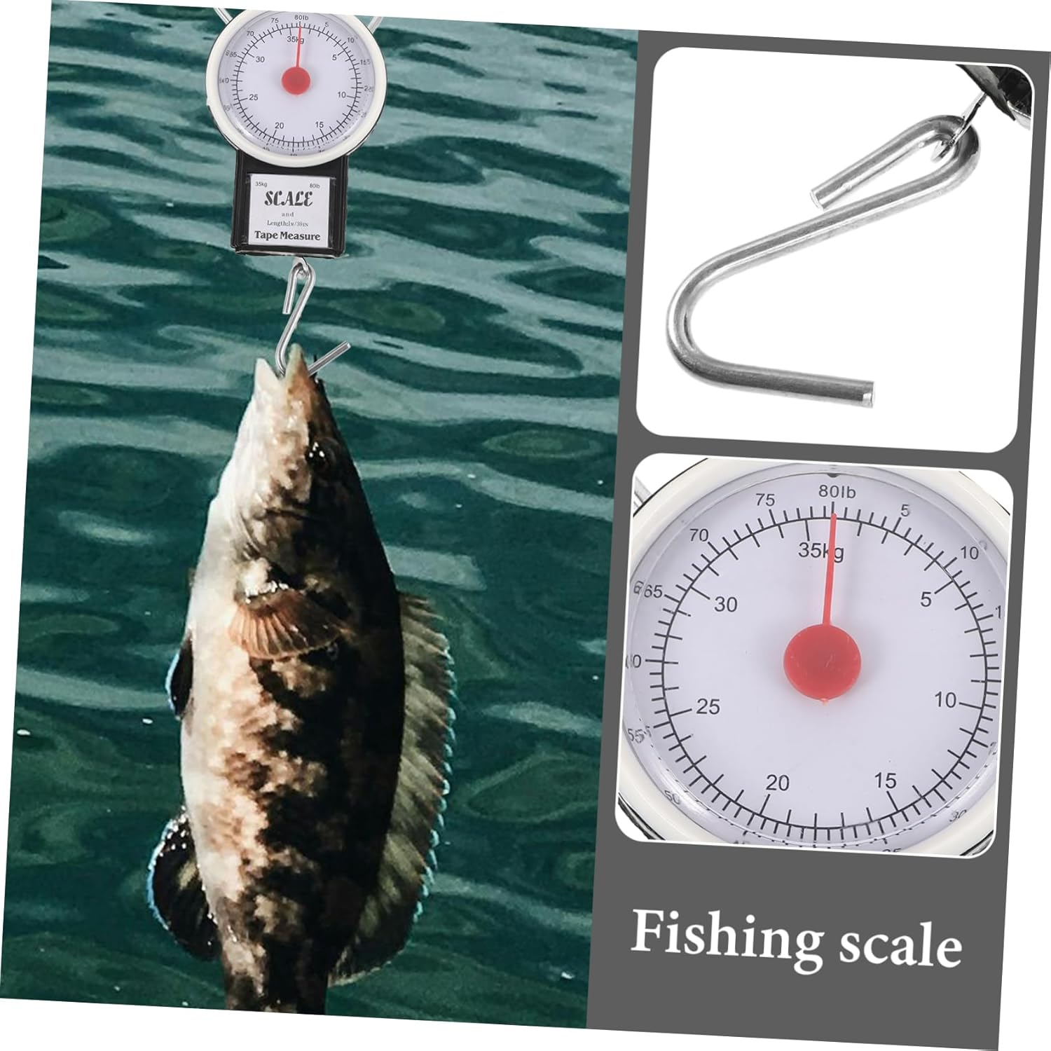 Mobestech Portable Spring Scale for Luggage Hanging Scale Weight Capacity for Travel and Outdoor Use