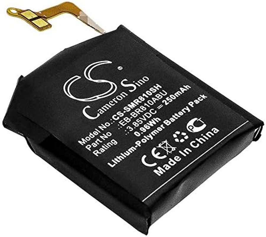NDUSSF Battery Replacement for Samsung Galaxy Watch 42Mm, SM-R810, SM-R815, Part No: EB-BR170ABU, EB-BR170ABY, EB-BR810ABU, GH43-04857A 3.85V image number 3