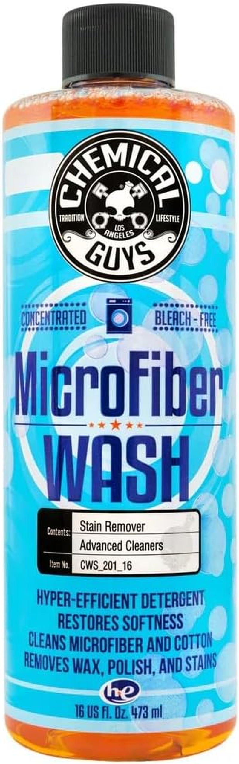 Chemical Guys CWS_201_16 Microfiber Wash Cleaning Detergent Concentrate (16 Oz) image number 2