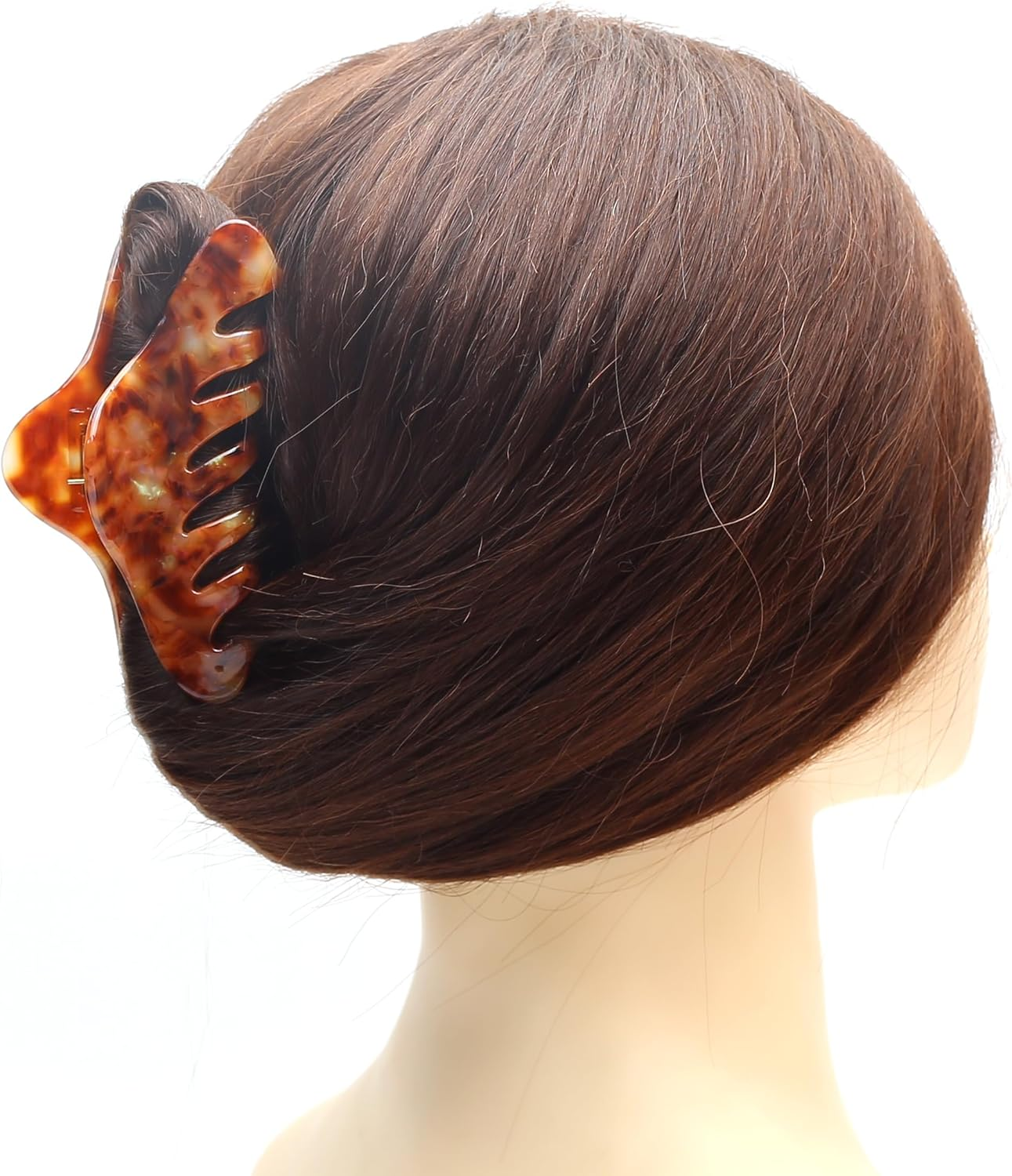 Qingoo Large Acetate Hair Clip Beautiful Women'S Hair Clip Headpiece Elegant Hair Accessory (Wine Red) image number 1