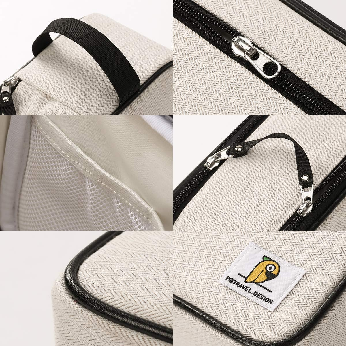 Shave Bag for Toiletries Cosmetics Makeup Beauty Bag Organiser for Travelling Shaving Gear Brushes Skincare from Paton Travel Australia image number 6