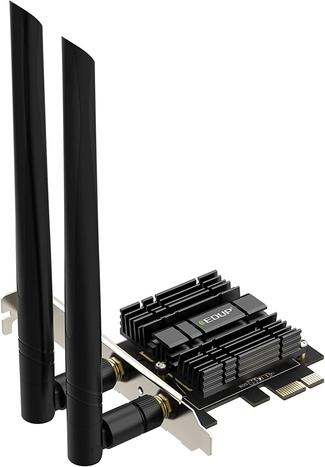 AC1300 Mbps Pcie Wifi Card Bluetooth 4.2 Heat Sink Dual Band 2.4G/5.8G PCI-E Wireless PCI Express Adapter Internet Network Card Support Windows 10/ Win 8.1/ Win 7 for Desktop PC Laptop image number 3