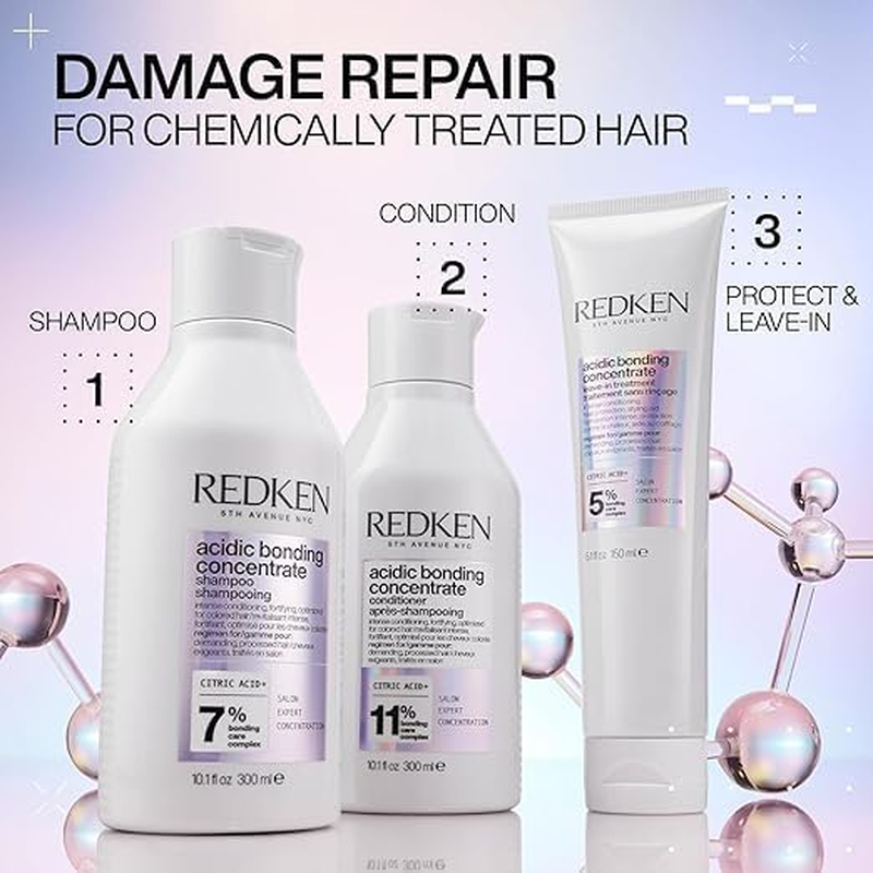 Redken Acidic Bonding Concentrate Haircare Duo Set | for Damaged Hair Repair | Bond Repair | for All Hair Types image number 3