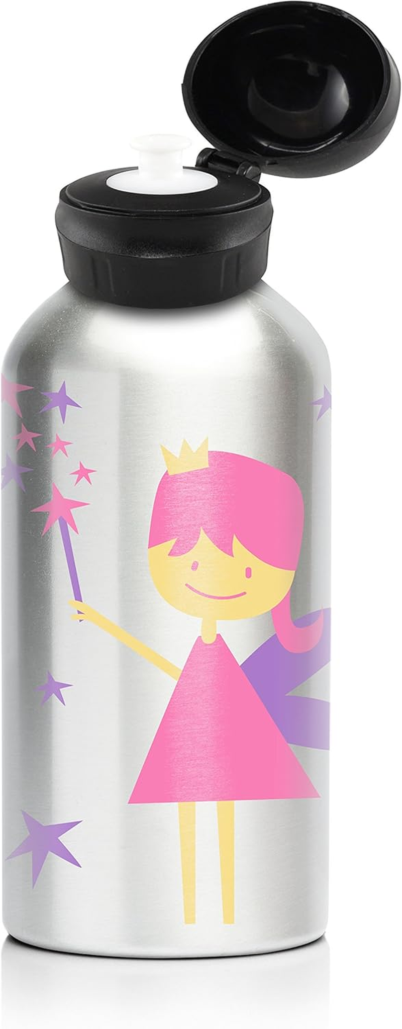 My Family Stainless Steel Kids Drink Bottle - BPA Free, Non-Toxic, Eco-Friendly, Reusable Water Bottle for Toddlers & Preschoolers (400Ml) - Fairy image number 1