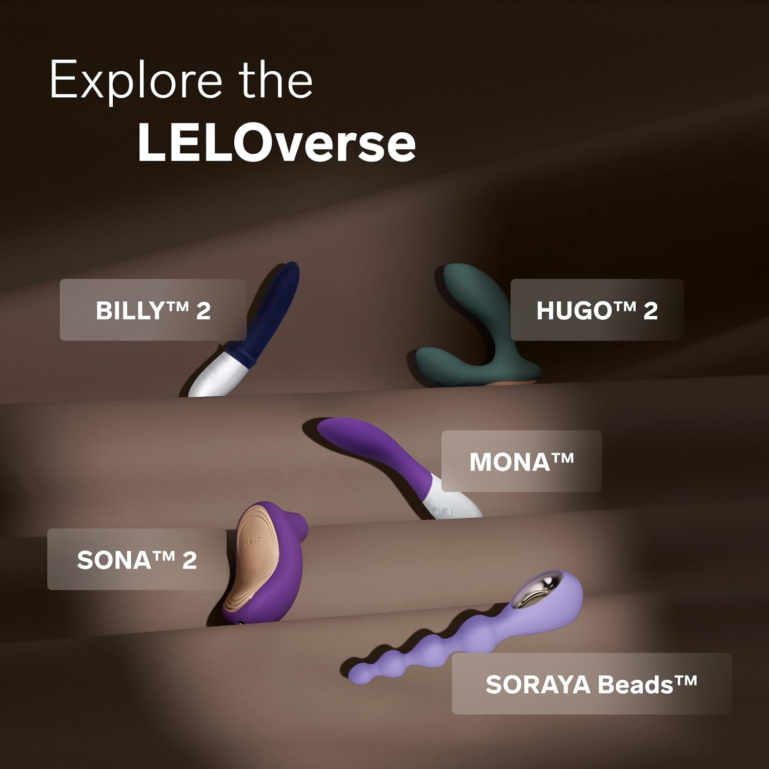 LELO SORAYA Beads Vibrating Anal Beads Massager with Bow-Motion Technology and 8 Vibrating Patterns, Adult Anal Toys, Violet Dusk - Violet Dusk image number 4