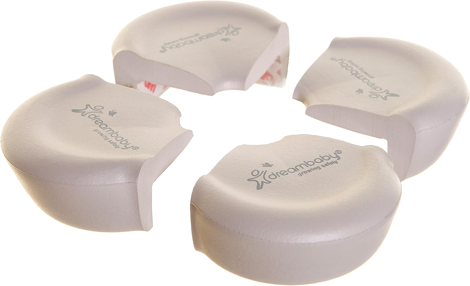 Dreambaby Bump-Guard Corner Protectors, Grey (Pack of 4) image number 4