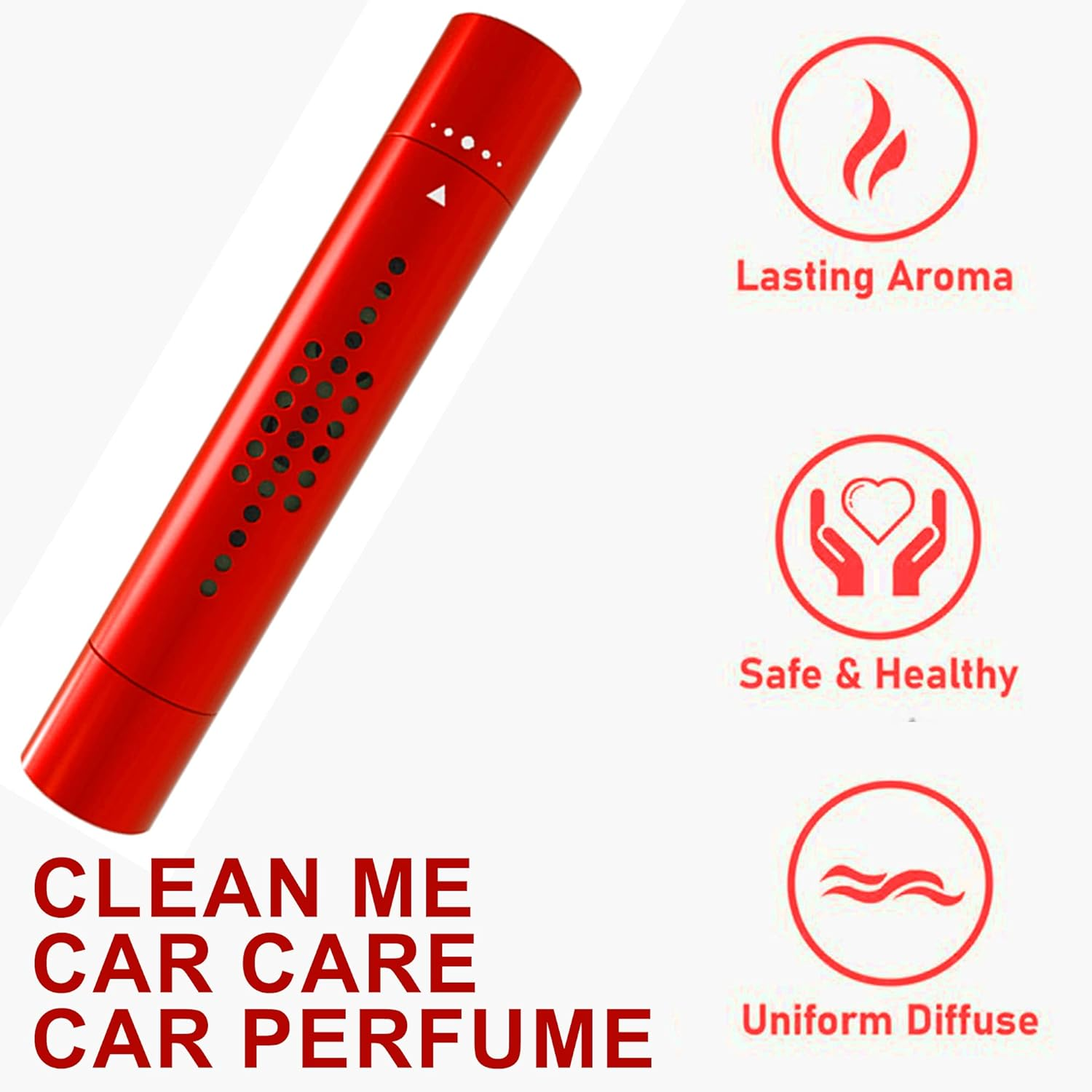 Car Car Air Fresheners with 5 Refills, Non-Toxic and Chemical Free, Made of Sturdy Aluminium Alloy, Sturdy and Durable (5 Refills) image number 5