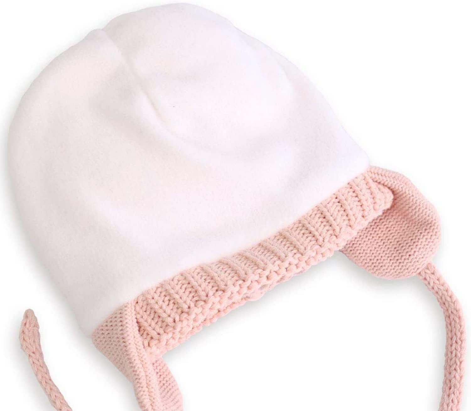 Baby Toddler Winter Beanie, Sets of Boys Girls Earflap Hat with Warm Gloves,Cute Bear Infant Knit Caps, Soft Warm Fleece Lind Knit Cap for Baby 1-4 Years image number 4