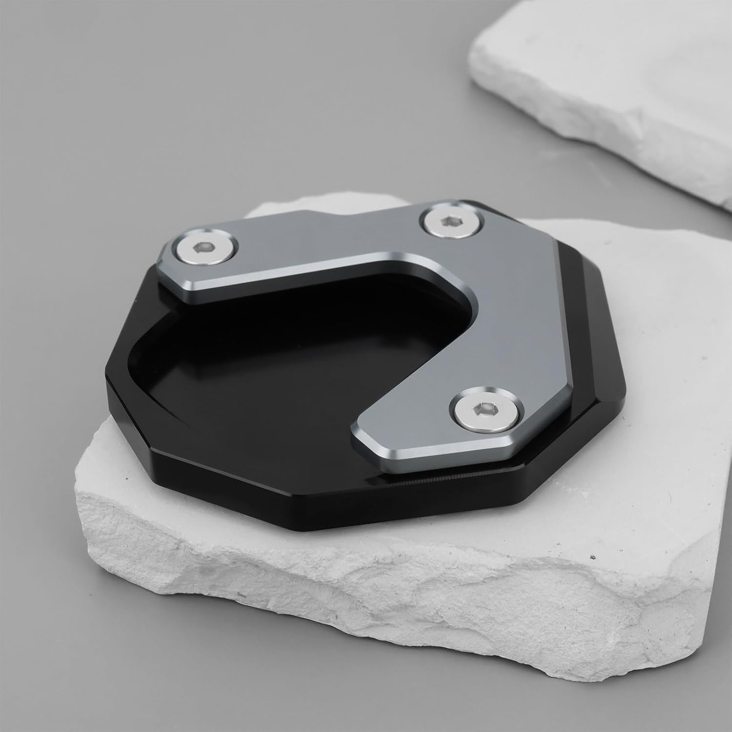 Emagtech Side Stand Extension Plate Titanium Compatible with Honda Transalp XL750 image number 5