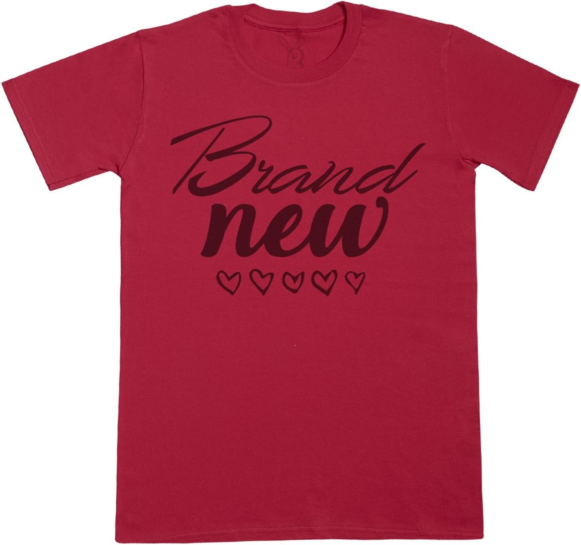 Zarlivia Clothing Kids T-Shirt - Kids Top - Boys T-Shirt - Girls T-Shirt - 3-4 Yrs Red