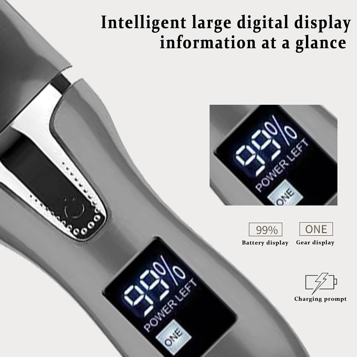 Electric Foot File,Foot Callus Remover Tool Rechargeable IPX7 Waterproof LED Display - Foot Callus Remover Tool 2-Speed Rechargeable USB Charging for Hard Cracked Dry Skin image number 4