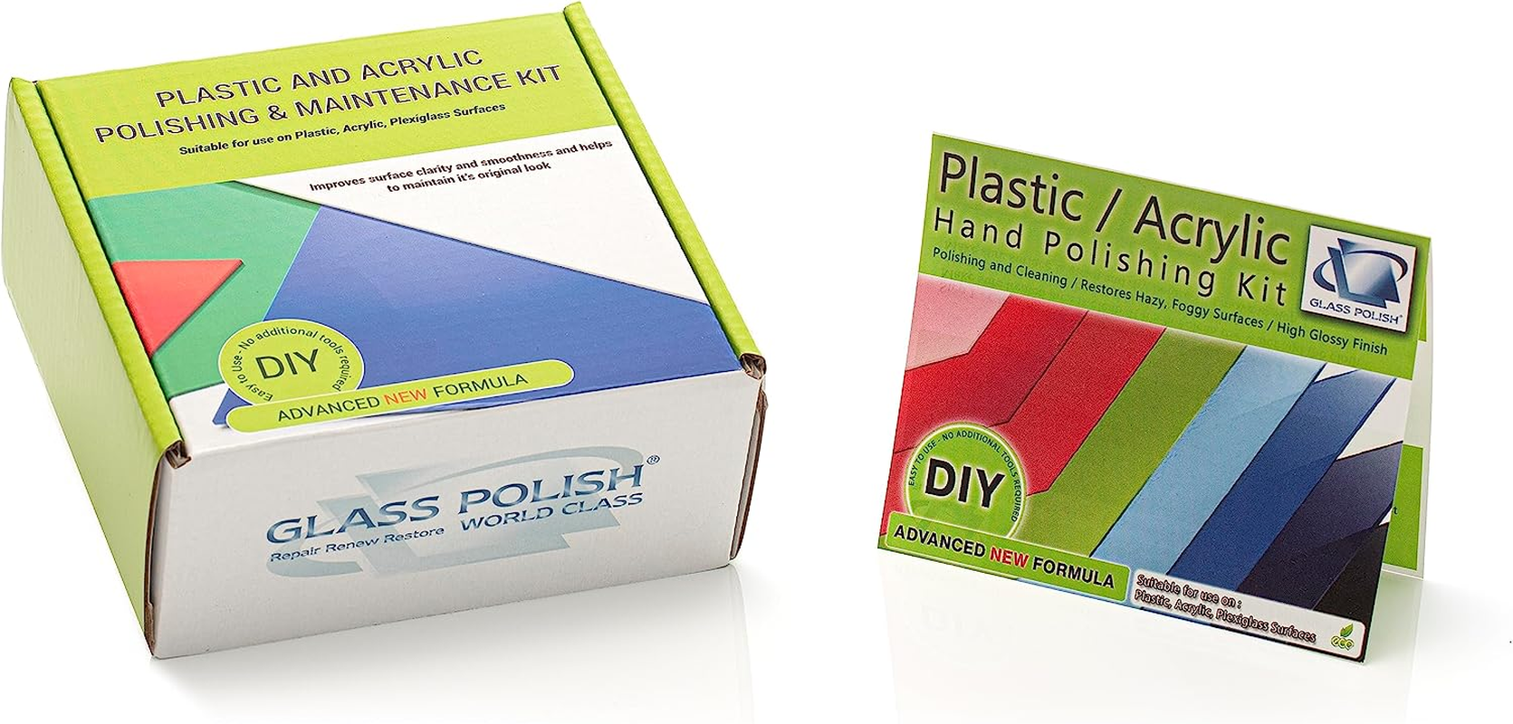 Glass Polish 31001 DIY Plastic & Acrylic Hand Polishing Kit, Restores High Gloss, Repairs Hazy, Fogy & Discoloured Plastics image number 2