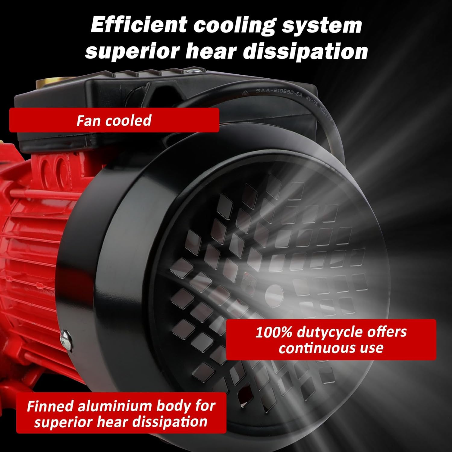 Garden Water Pump 2500W 5-Stage with Fully Automatic Pressure Controller Stainless Steel Anti-Rust Body Irrigation for Pool Pond Rain Tank Home Farm Clean Garden image number 1