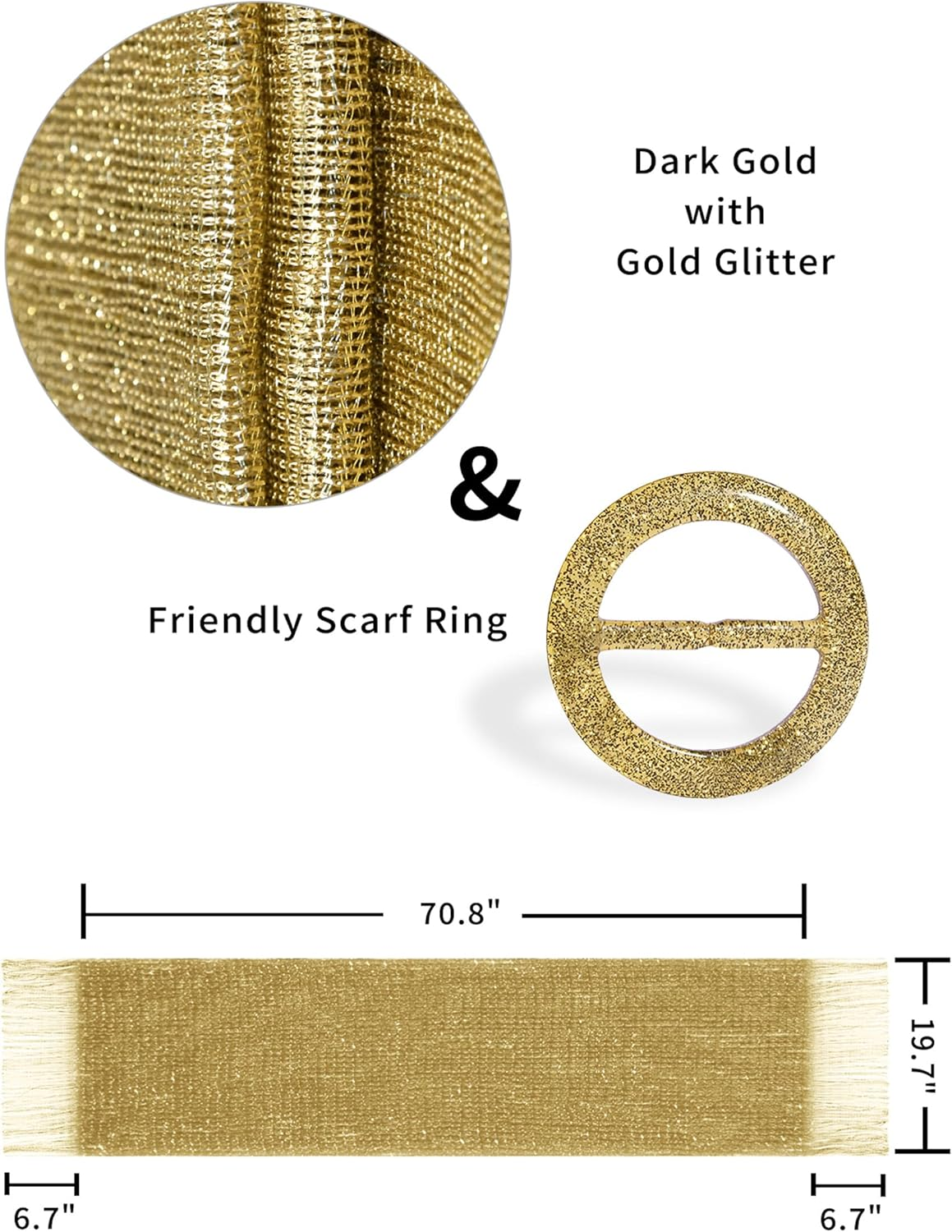 Rheane Sparkling Metallic Shawls and Wraps with Buckle for Evening Party Dresses Wedding Party image number 5