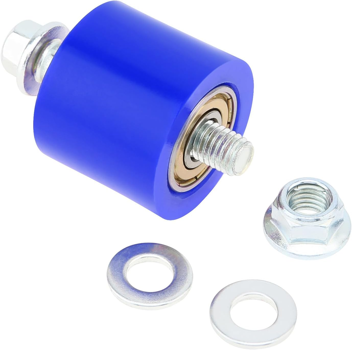 Windance 2PCS 8Mm Chain Tensioner Guide Wheel, Drive Chain Pulley Roller for Dirt Pit Bikes Street Bikes Motorcycles ATV off Road Street Bike (Blue Guide Wheel) image number 6