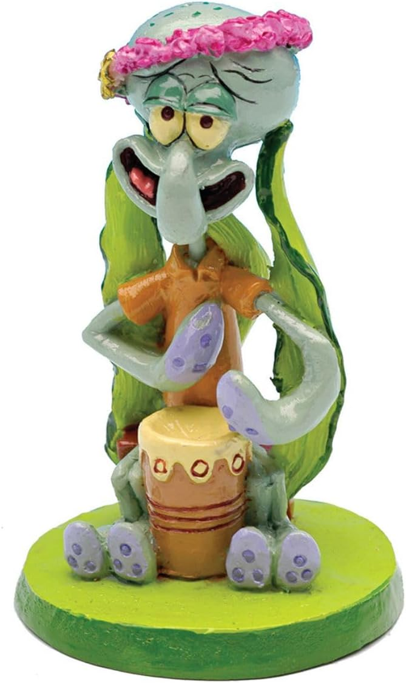 Penn Plax Spongebob Squarepants Resin Replica Aquarium Ornament, Mini