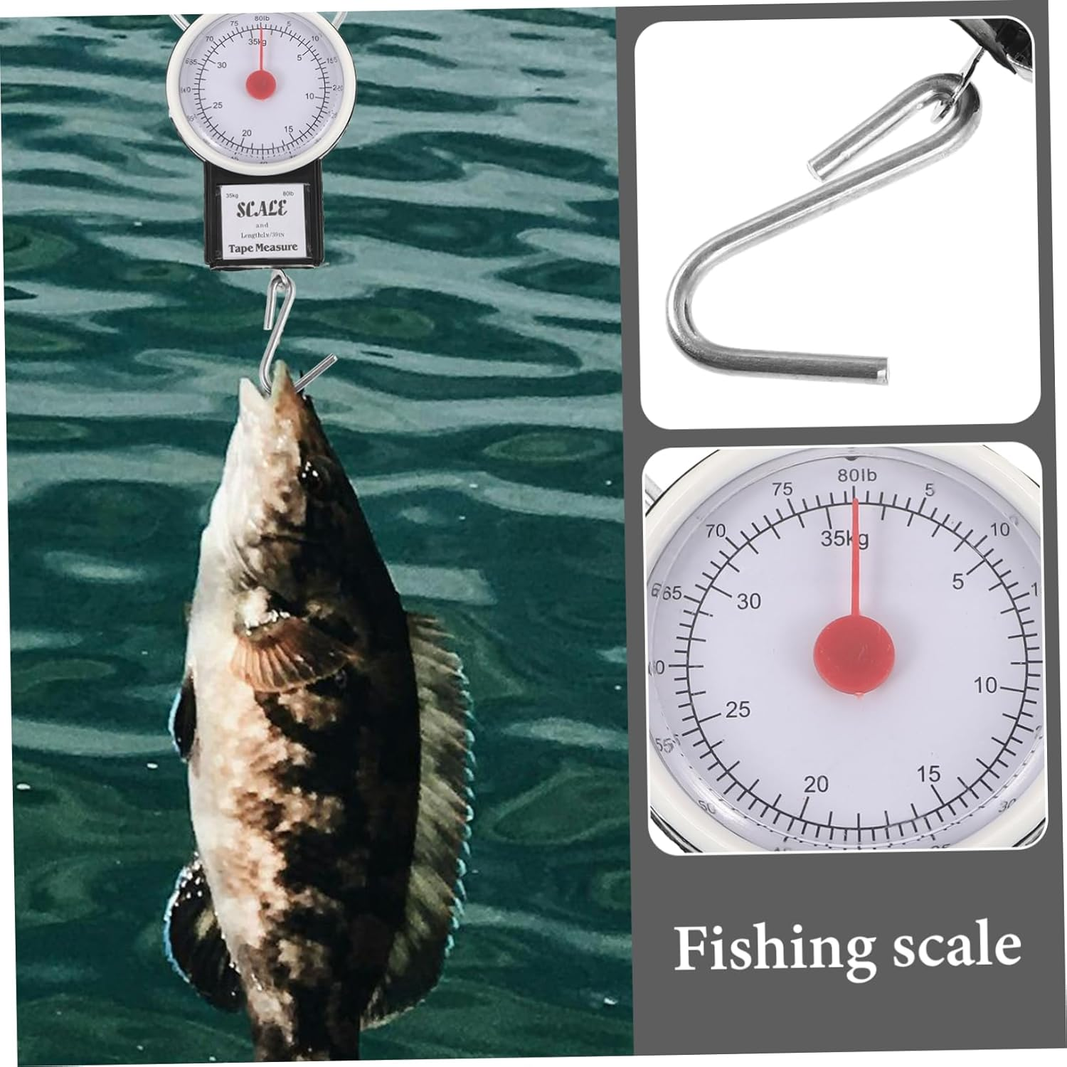 JUMPLAWN Portable Spring Luggage Scale Handheld Travel Weight Scale with High Precision Accurate Weighing for Suitcase and Baggage image number 1