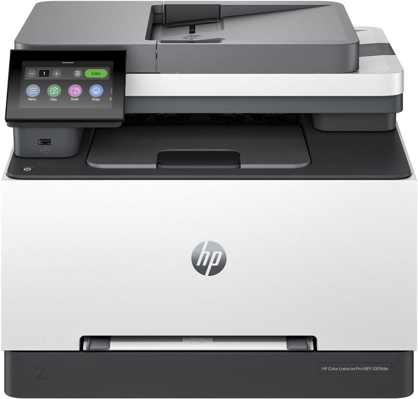 HP Color Laserjet Pro MFP 3301Fdw Wireless All-In-One Color Laser Printer, Office Printer, Scanner, Copier, Fax, ADF, Duplex, Best-For-Office (499Q5F) image number 6