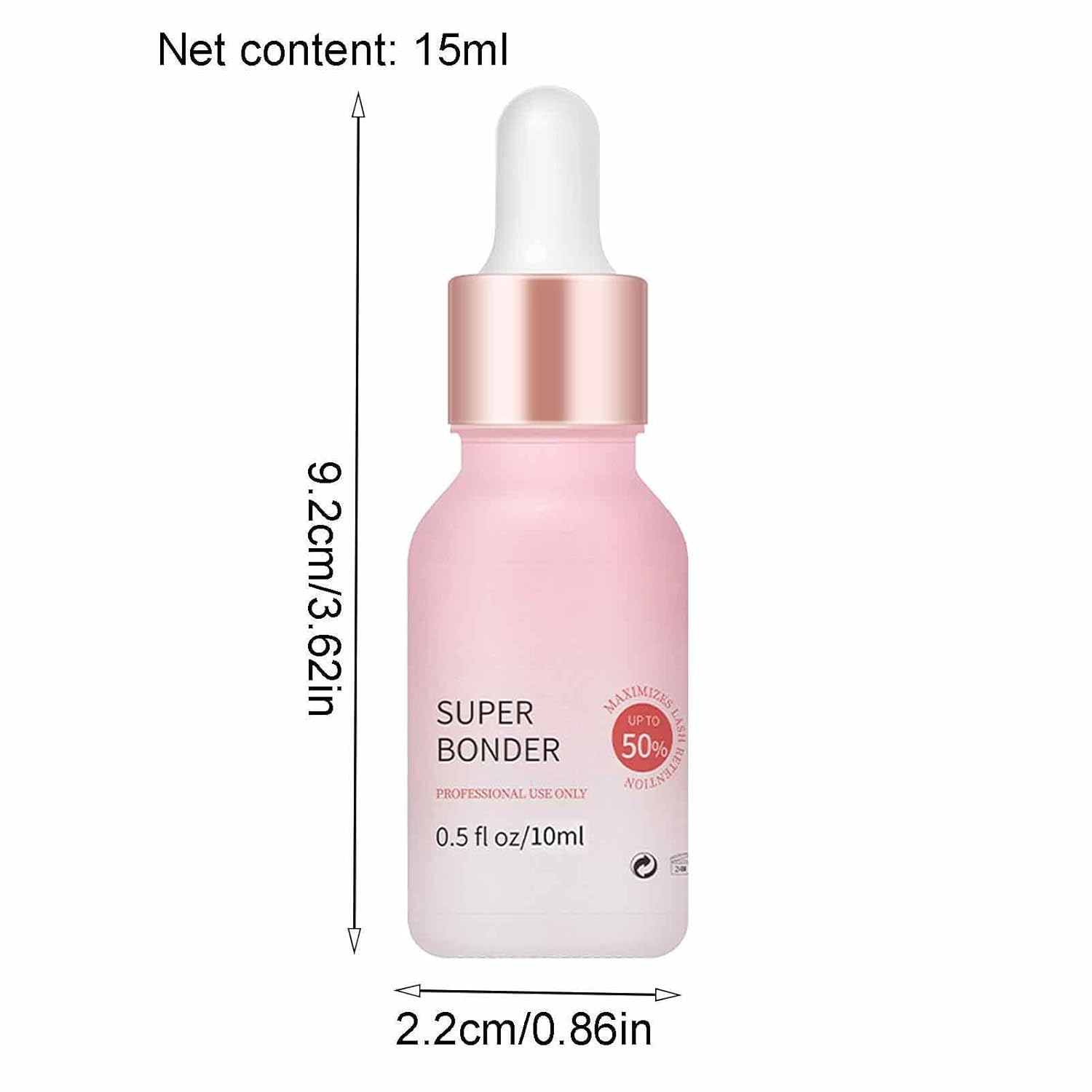 Lash Bonder for Eyelash Extensions,Super Bonder for Lash Extension Glue | Glue Accelerator for Better Bond, Lash Seal Lock Glue Fume Reduce Irritation, Proof Water Oil for Longer - 10Ml image number 4