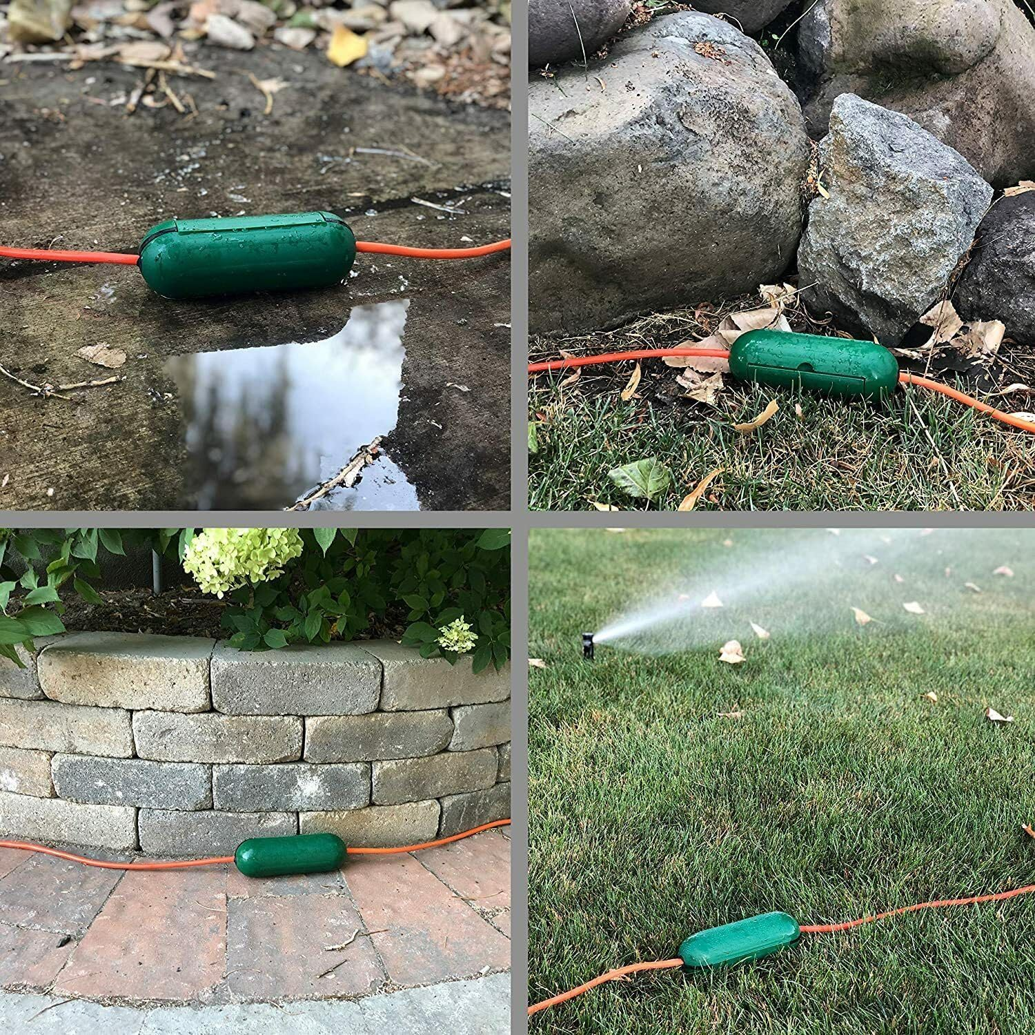 Leona Co Outdoor Extension Cord Safety Cover, Weatherproof Electrical Connection Box to Protect Outdoor Outlet, Plug, Socket, Christmas Holiday Decoration Light image number 4