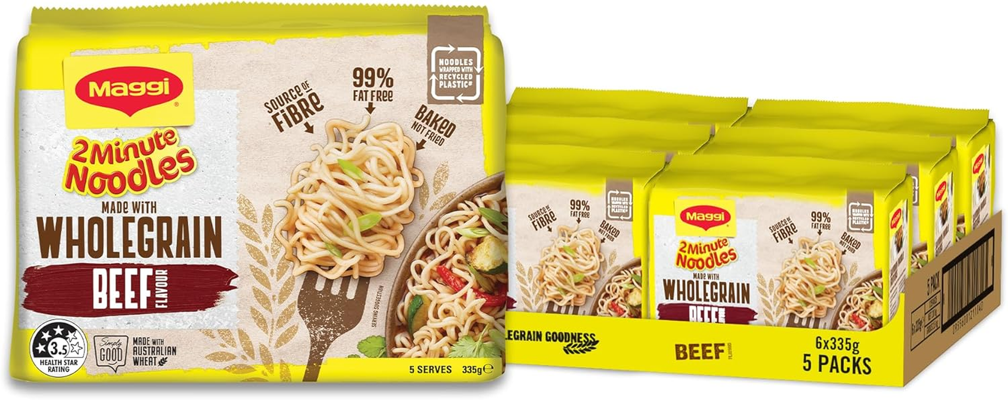MAGGI 2 Minute Noodles, Chicken 30 Pack, 6 X 5 Pack image number 4