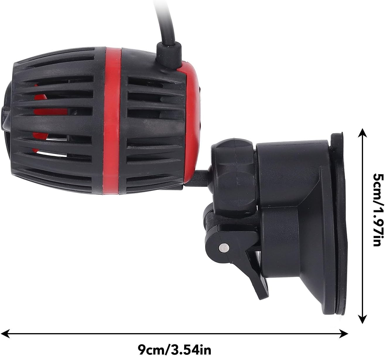 Submersible Water Pump, 4 Gears Variable Frequency Aquarium Circulation Pump Aquarium Wave Maker Efficient Circulation Fish Tank Circulation Pump for Fish Tank (Black) image number 1