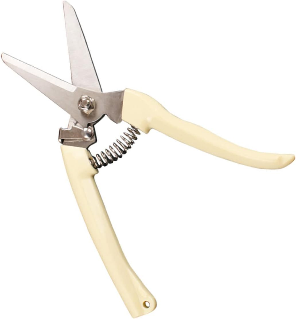SUPVOX Garden Pruner Shears Stainless Steel One-Handed Pruning Shears Comfortable Grip for Gardening image number 4