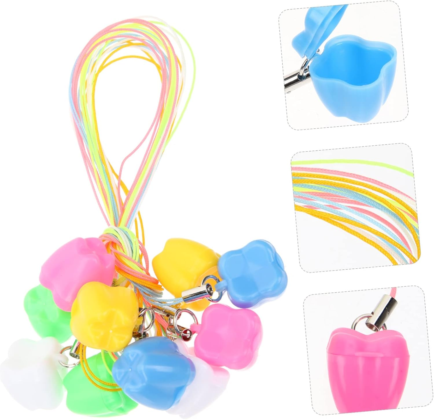 30Pcs Boys and Girls Tooth Holders Reusable Tooth Necklace Saver Professional Boy Girl'S image number 6