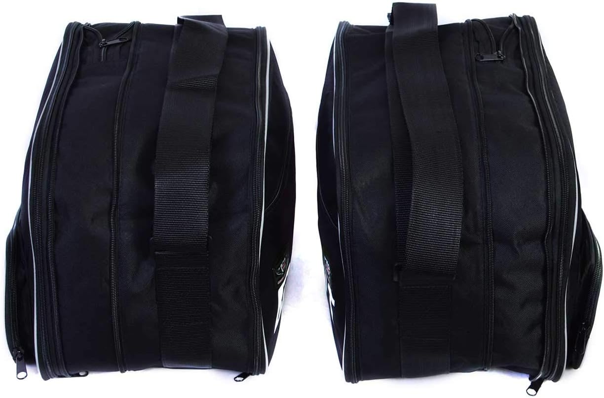 Great Bikers Gear - Pannier Liner Bags for BMW R1250RT Panniers Printed Pair Black