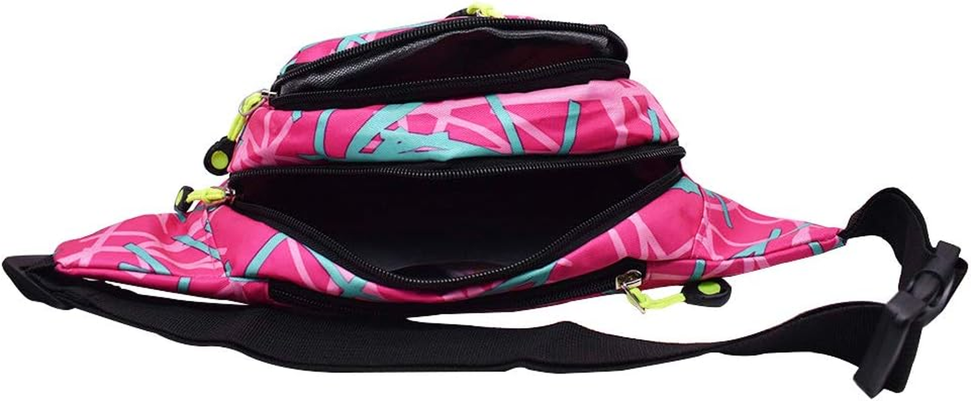 Fanny Pack Fashion Waist Chest Bag Adjustable Belt Chest Shoulder Pack Casual Bag Bum Bags Hip Pouch for Women Men Running Hiking Fitness Cycling Beach Travel Concert Festival