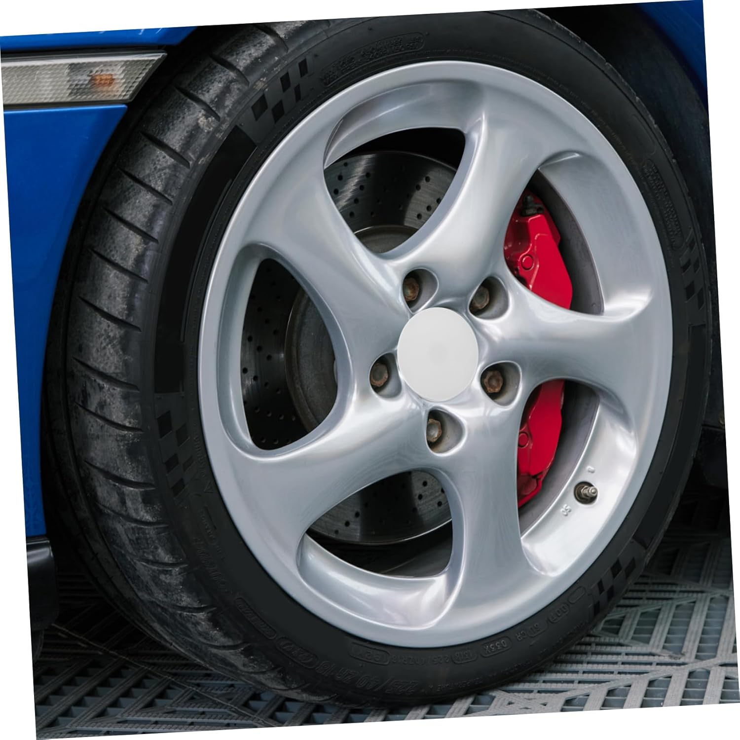 CHICAMPERA 4Pcs Car Wheel Center Cover Tire Center Hubcap for Rims Hub Centric Cap Automotive Hubcaps Wheel Rim Cover image number 5