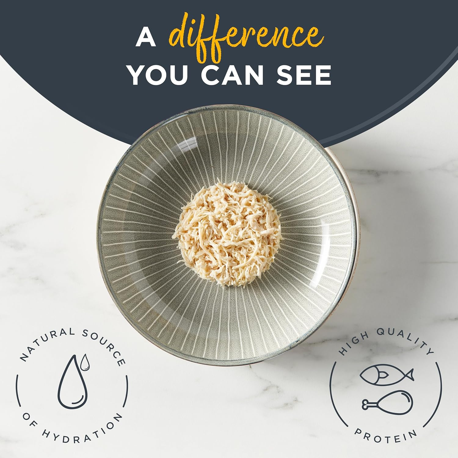 Reveal Natural Wet Cat Food, 12 Count, Grain Free, Limited Ingredient Canned Food for Cats, Chicken Deluxe Selection in Broth, 70G Tins image number 1