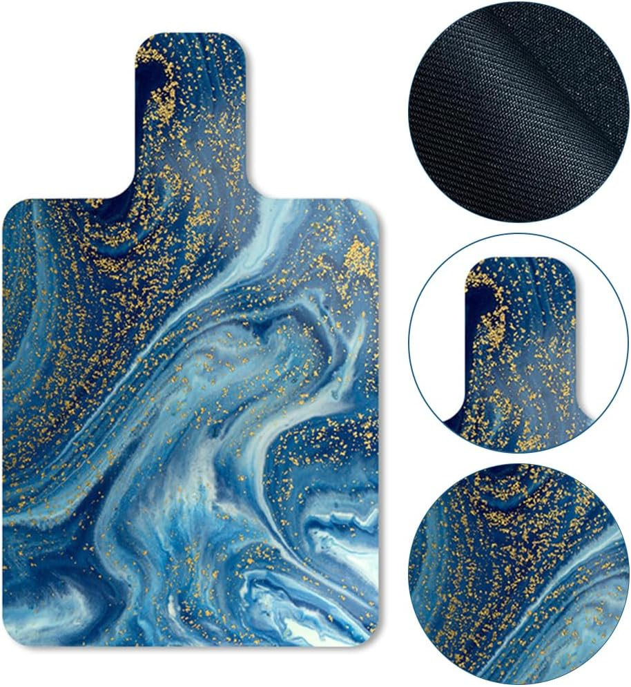 TOMVAES Durable Pilates Reformer Mat with Grip, Reformer Machine Towel, Portable Mats with Mesh Bag for Home Exercising Workout﻿ Blue