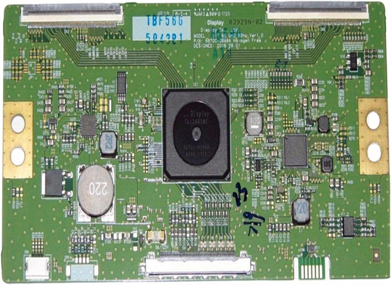 6870C-0689A 6871L-5070A 6871L-5043B 6871L-5283A 6871L-4956B T-Con Board Replacement Parts，Compatible for LG 65 Inch 65UJ634T 65UJ6300 65UJ6200 TV Logic Board image number 4