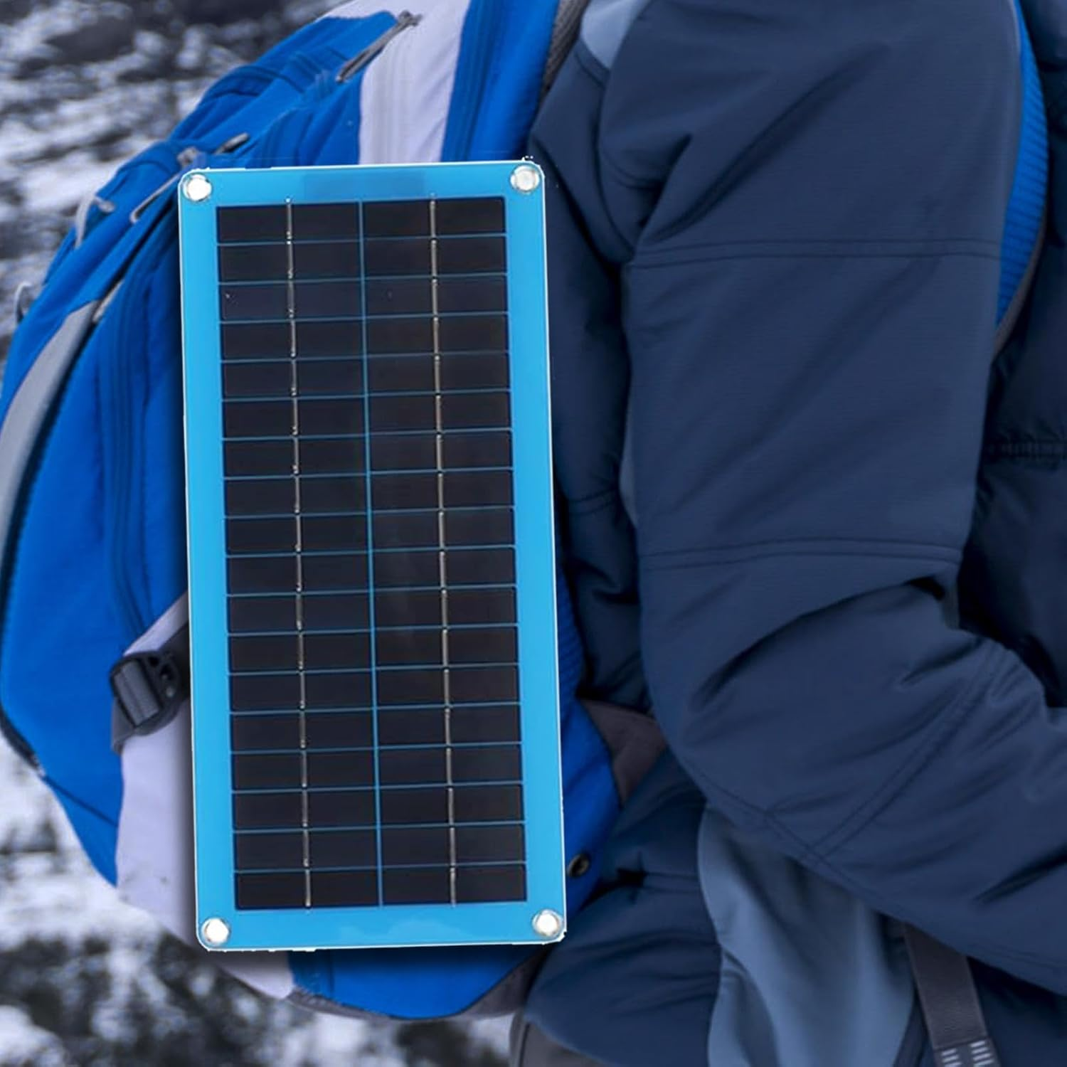 Solar Panel Greenhouse Heater Kit | Greenhouse Heaters Solar Powered | 30W Portable Monocrystalline Solar Panel Heater | Winter Poultry Warmer Coop Heater image number 3