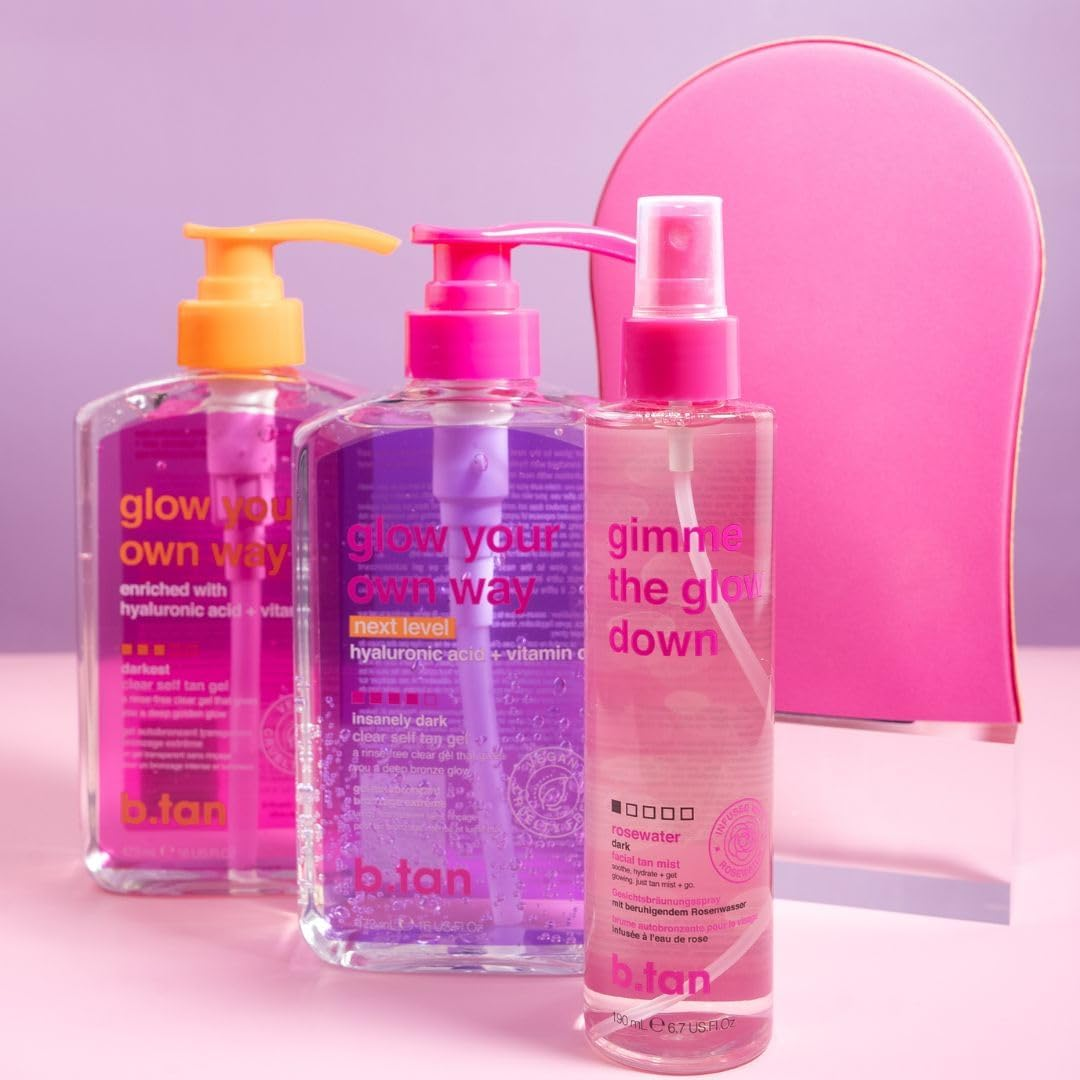 B.Tan Glow Your Own Way - Next Level Self Tan Gel for Women 16 Oz Gel image number 1