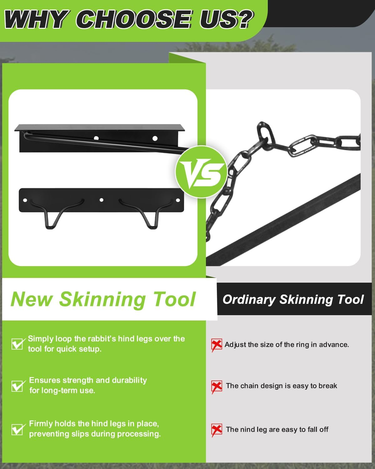 Rabbit Dislocator Skinning Tool Set