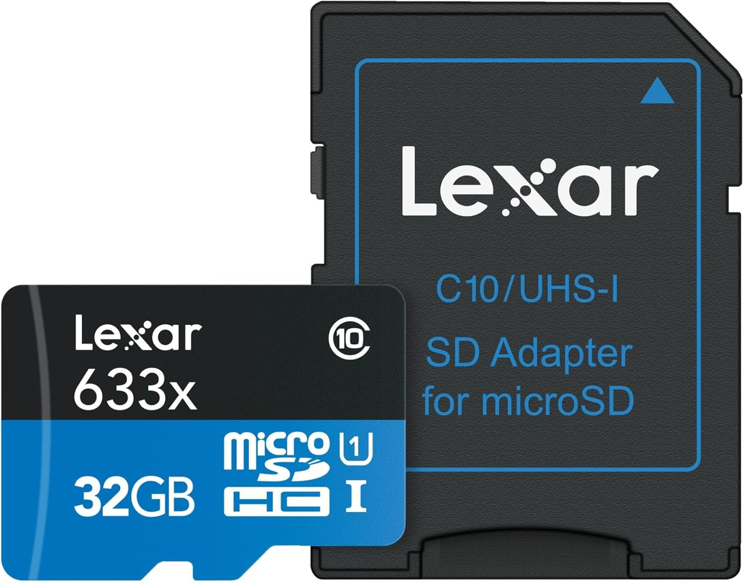 Lexar High-Performance Microsdhc 633X 32GB UHS-I Card W/Sd Adapter - LSDMI32GBBNL633A image number 1