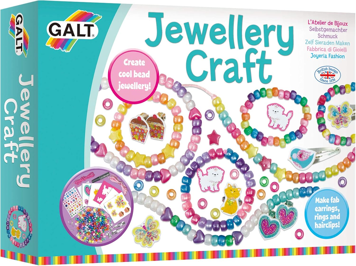 Galt Toys, Jewellery Craft, Kids' Craft Kits, Ages 5 Years Plus image number 3