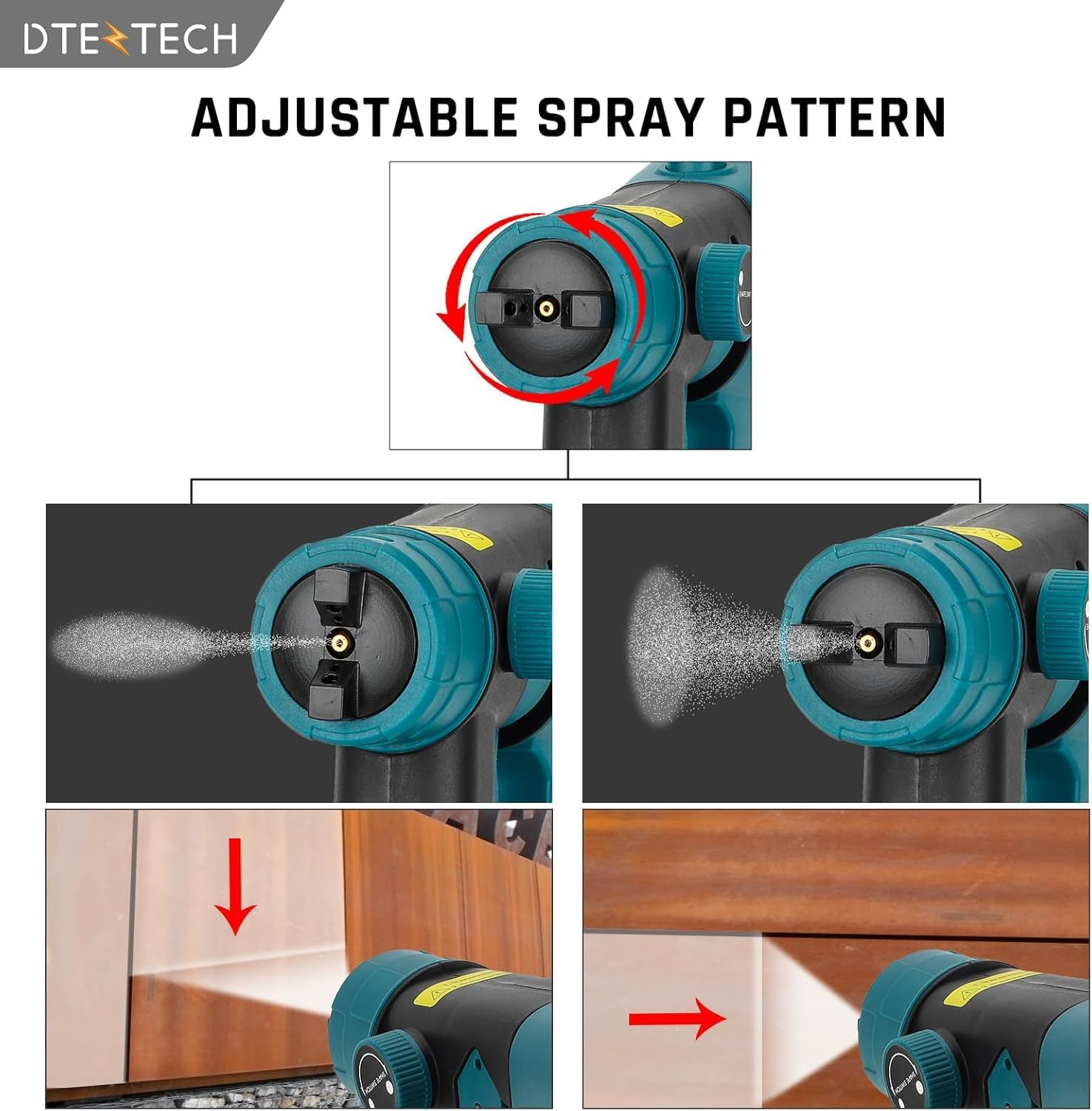 Cordless High Pressure Airless Spray Gun Paint Sprayer for Makita 18V Battery