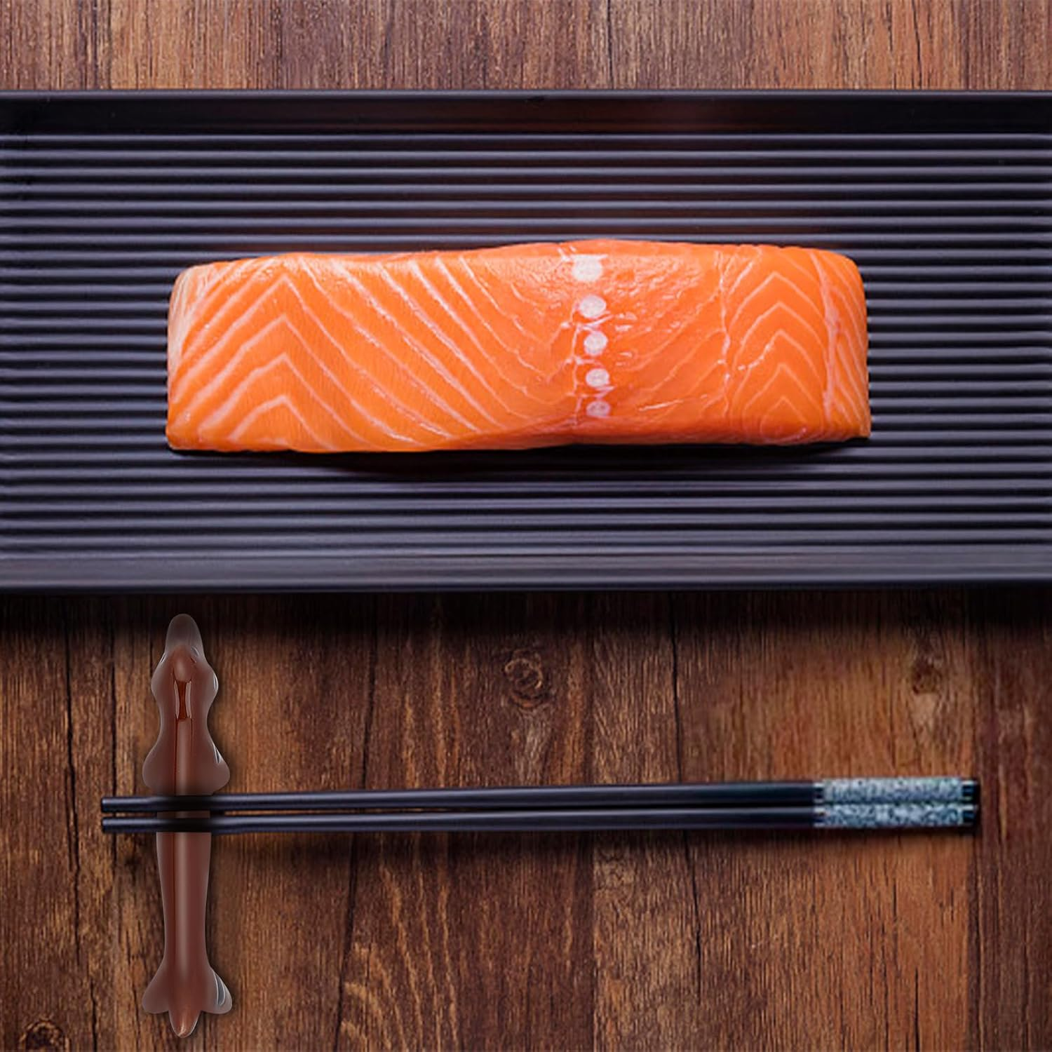 PLIGREAT 4 Pcs Cute Dachshund Dogs Ceramic Chopsticks Rests, Colorful Ceramic Chopsticks Rack Stand Holder for Chinese Japense Restaurants Chopstick Rest Dinner Spoon Stand Butter Knife Fork Holder