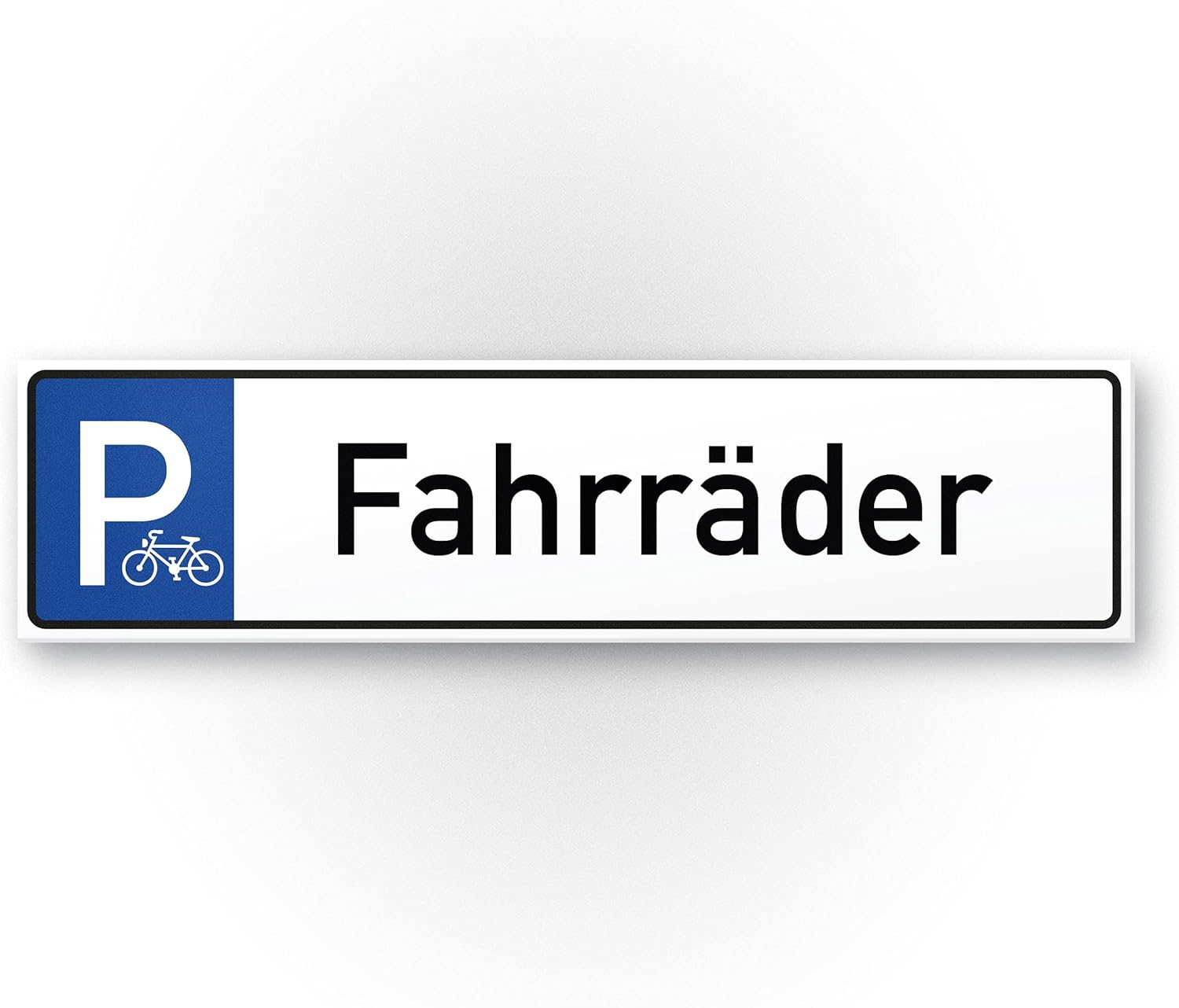 Parking Space Bicycles Plastic Sign 40 X 10 Cm Safety Sign Bicycle Parking Parking Space Reserved Bicycles - Parking Allows Cyclists image number 2