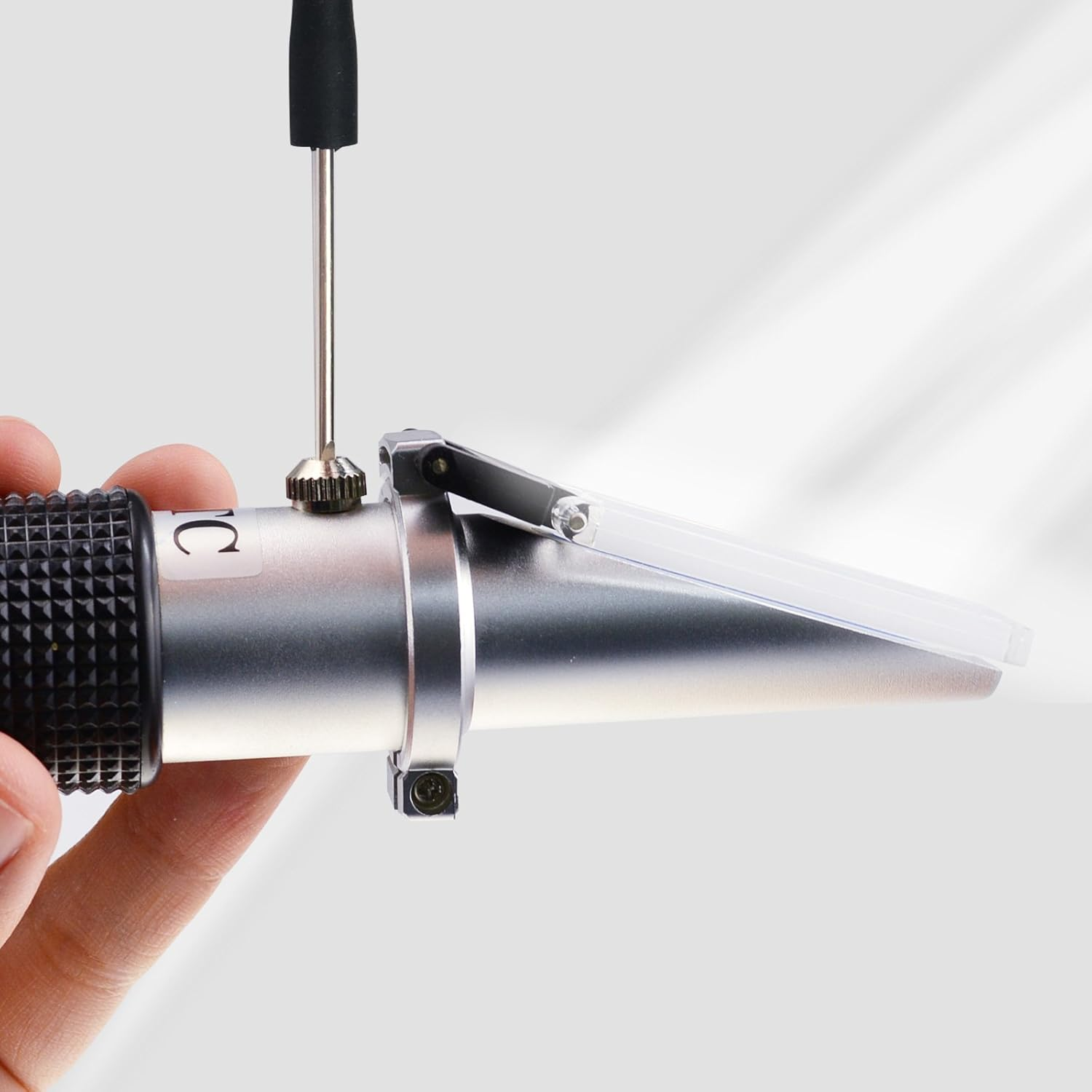 Clinical Refractometer with ATC, Tri Scale Serum Protein/Urine Specific Gravity/Refractive Index, for Veterinary Dog Cat Pet image number 2